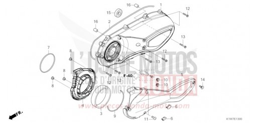 KURBELGEHAEUSEDECKEL, L. SH350AM de 2021